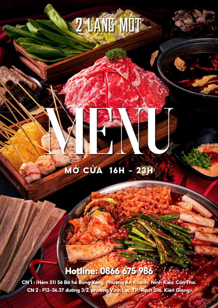 Chụp ảnh Menu Cần Thơ