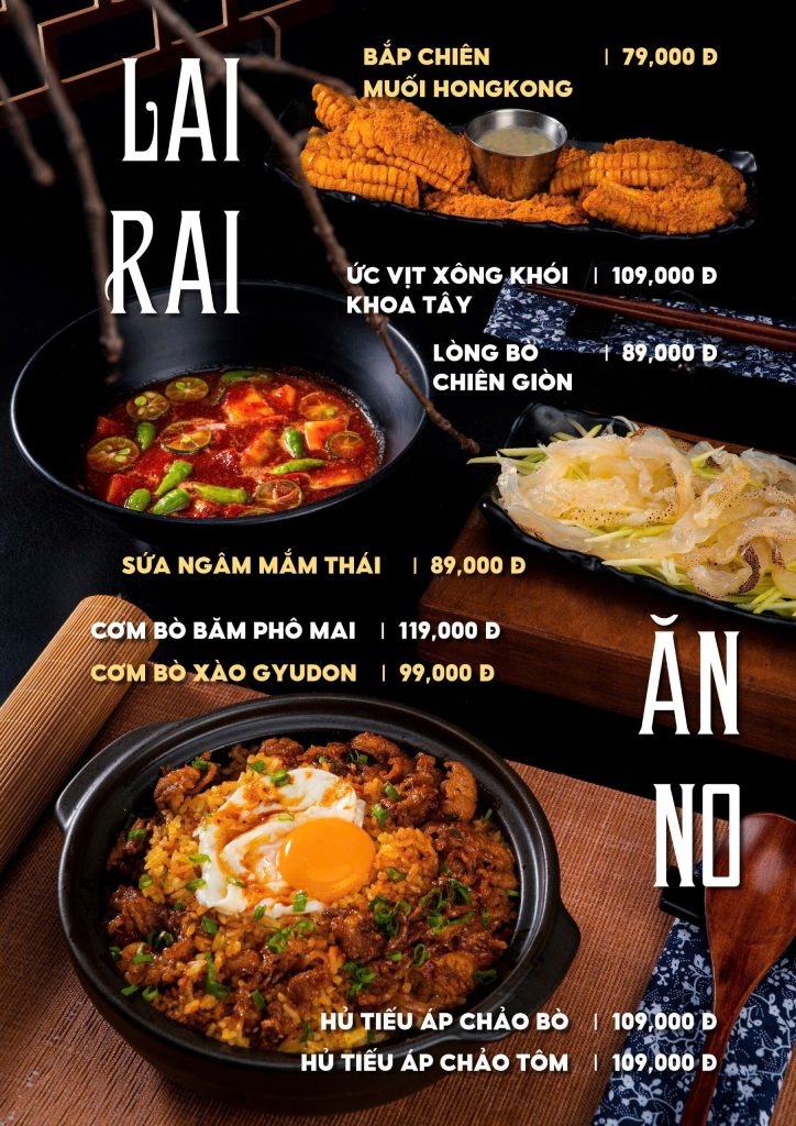 Chụp ảnh Menu Cần Thơ